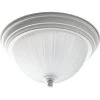 1-Light White Flush Mount with Etched Ribbed Glass by Progress Lighting 2 1-Light White Flush Mount with Etched Ribbed Glass by Progress Lighting -Progress Lighting Shop white progress lighting flush mount lights p3816 30 64 1000