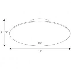 2-Light White Flush Mount with White Glass by Progress Lighting -Progress Lighting Shop white progress lighting flush mount lights p4609 30 c3 1000