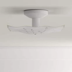 2-Light White Flush Mount with White Glass by Progress Lighting -Progress Lighting Shop white progress lighting flush mount lights p4962 30 1d 1000