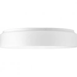 Drums and Clouds Collection 28-Watt White Integrated LED Flush Mount by Progress Lighting -Progress Lighting Shop white progress lighting flush mount lights p730003 030 30 1d 1000