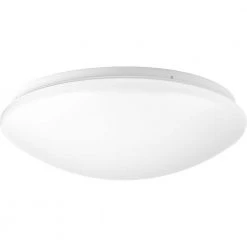 Drums and Clouds Collection 22.5-Watt White Integrated LED Flush Mount by Progress Lighting