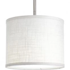 Markor Collection Summer Linen Fabric Accessory Shade by Progress Lighting -Progress Lighting Shop white progress lighting globes shades p8828 30 1d 1000