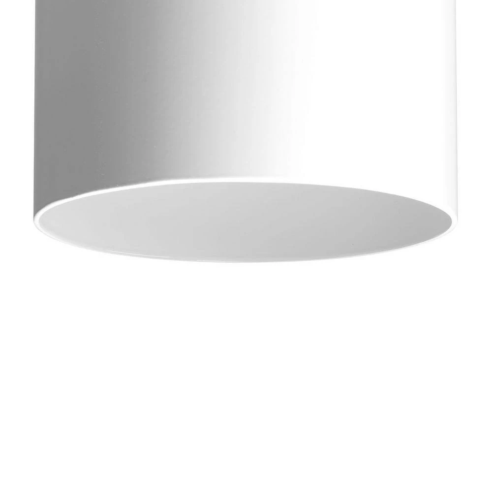 Cylinder Collection 5" White Modern Outdoor Wall Lantern Cylinder Light Up and Down Light Output by Progress Lighting 10 Cylinder Collection 5" White Modern Outdoor Wall Lantern Cylinder Light Up and Down Light Output by Progress Lighting - Image 8