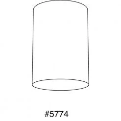 Cylinder Collection 5" White Modern Outdoor Ceiling Light by Progress Lighting 17 Cylinder Collection 5" White Modern Outdoor Ceiling Light by Progress Lighting -Progress Lighting Shop white progress lighting outdoor sconces p5774 30 30k de 1000