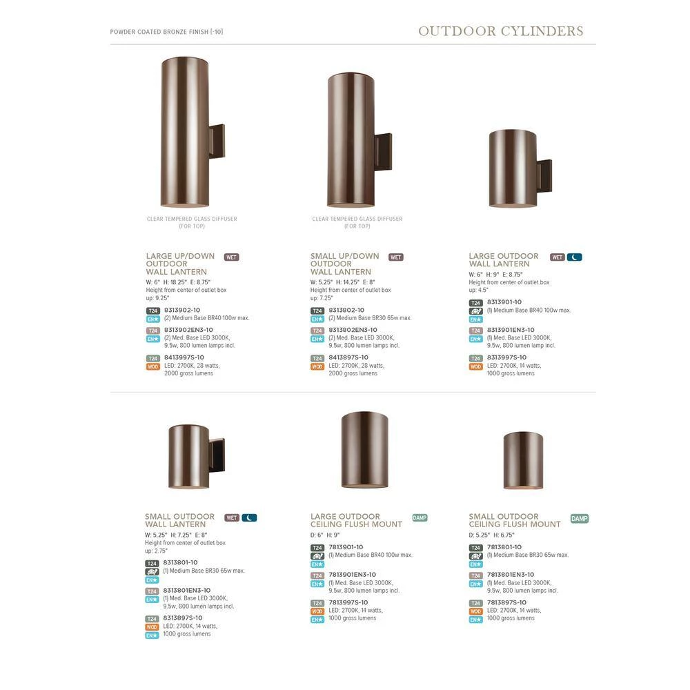 Cylinder Collection 5" White Modern Outdoor Ceiling Light by Progress Lighting 4 Cylinder Collection 5" White Modern Outdoor Ceiling Light by Progress Lighting - Image 2