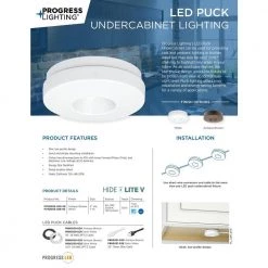 LED Puck Light by Progress Lighting 9 LED Puck Light by Progress Lighting -Progress Lighting Shop white progress lighting puck lights p700005 028 30 c3 1000