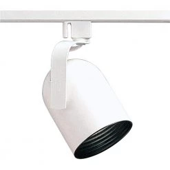 Alpha Trak Collection 1-Light White Track Lighting Head by Progress Lighting