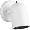 1-Light White Spotlight Fixture by Progress Lighting -Progress Lighting Shop white progress lighting track lighting kits p6155 30 64 1000