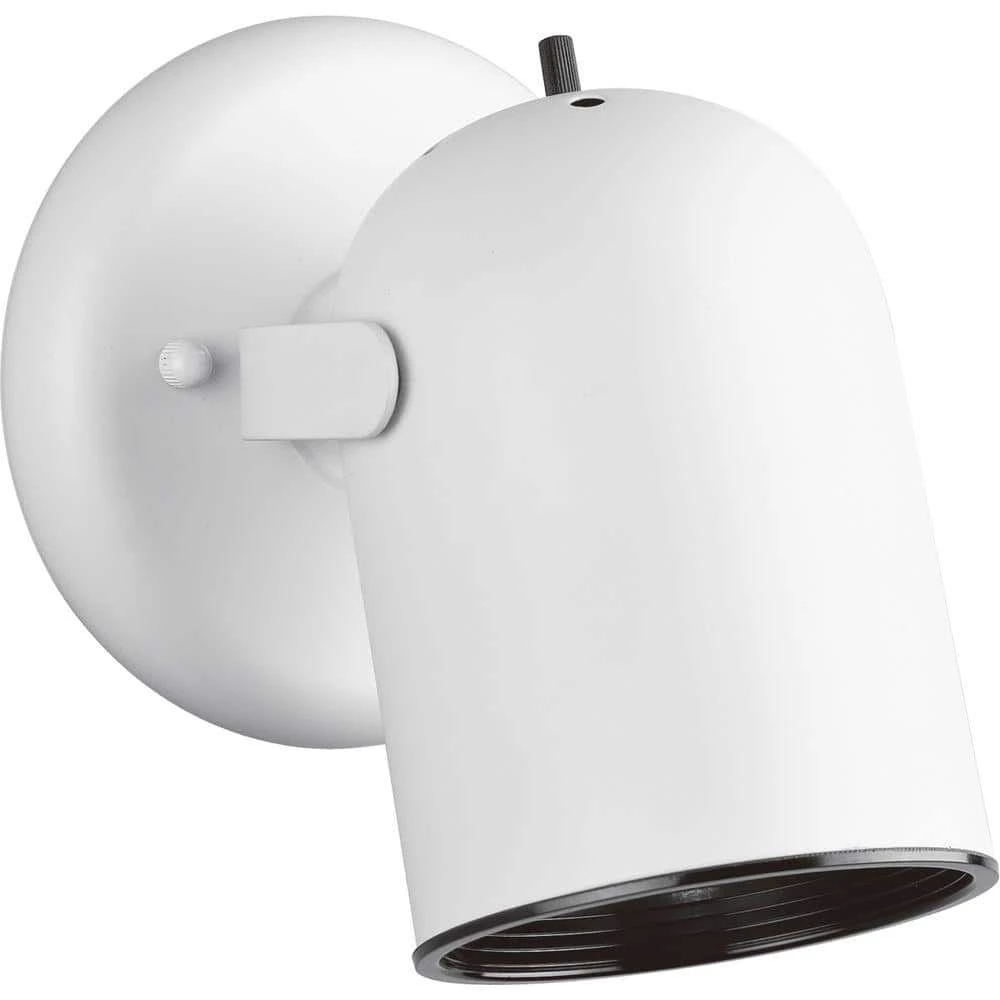 1-Light White Spotlight Fixture by Progress Lighting 3 1-Light White Spotlight Fixture by Progress Lighting