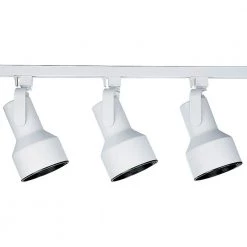 Alpha Trak Collection 3-Light White Track Lighting Kit by Progress Lighting