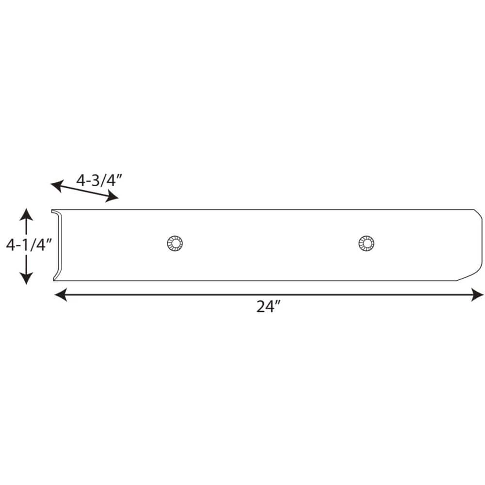 Channel Glass Collection 4-Light White White Glass Traditional Bath Vanity Light by Progress Lighting 7 Channel Glass Collection 4-Light White White Glass Traditional Bath Vanity Light by Progress Lighting - Image 5