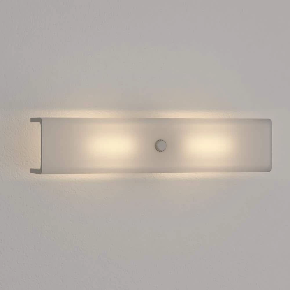 Channel Glass Collection 2-Light White White Glass Traditional Bath Vanity Light by Progress Lighting 5 Channel Glass Collection 2-Light White White Glass Traditional Bath Vanity Light by Progress Lighting - Image 3