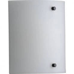 Curve LED Collection 1-Light White Opal Glass LED Modern Wall Light by Progress Lighting -Progress Lighting Shop white progress lighting vanity lighting p710102 060 30 1f 1000