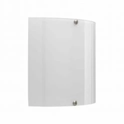 1-Light White Integrated LED Wall Sconce with White Glass by Progress Lighting
