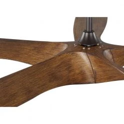 Vernal Collection 60 in. 5-Blade LED Indoor/Outdoor Woodgrain SMART Wifi DC Motor Transitional Ceiling Fan by Progress Lighting -Progress Lighting Shop woodgrain progress lighting ceiling fans with lights p250059 179 30 d4 1000