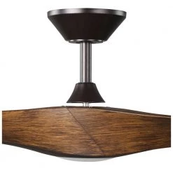 Ryne Collection 52 in. 3-Blade LED Light Indoor/Outdoor Woodgrain DC Motor Transitional DC Ceiling Fan with Remote by Progress Lighting -Progress Lighting Shop woodgrain progress lighting ceiling fans with lights p250060 179 30 44 1000